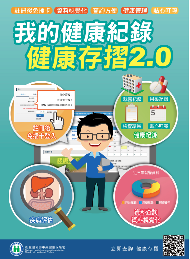 健康資料帶著走 健康存摺好放心