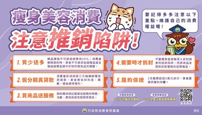 瘦身美容消費 注意推銷陷阱