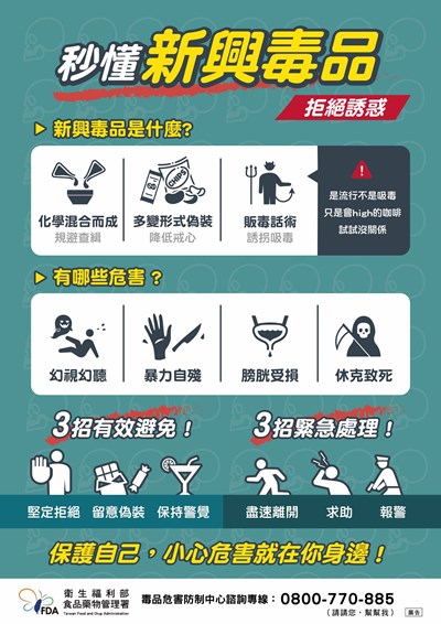秒懂新興毒品拒絕誘惑